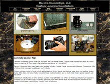 Tablet Screenshot of customlaminatecountertops.com